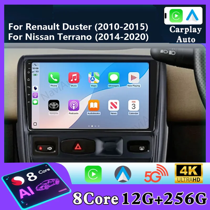 Android 16 Car Radio Multimedia Video Player for Renault Duster 1 2010- 2015 Carplay Dvd Autoraido Navigation GPS