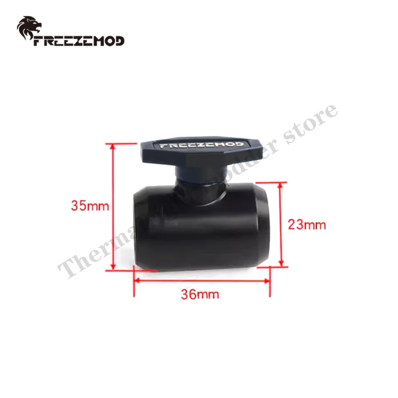 صمام تبريد المياه، مفتاح التحكم في التواء اليدوي، تشغيل وإيقاف المياه، فضي/أبيض/أسود YGNS