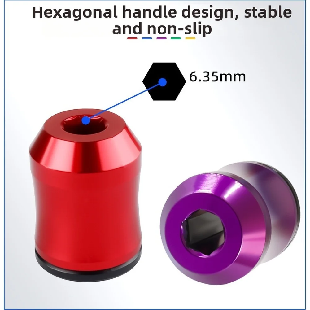 Hex Shaft Magnetic Bit Holder For Power Drills Fast Screw Grip Tool With Dual Magnets For Construction And Home Repair Projects