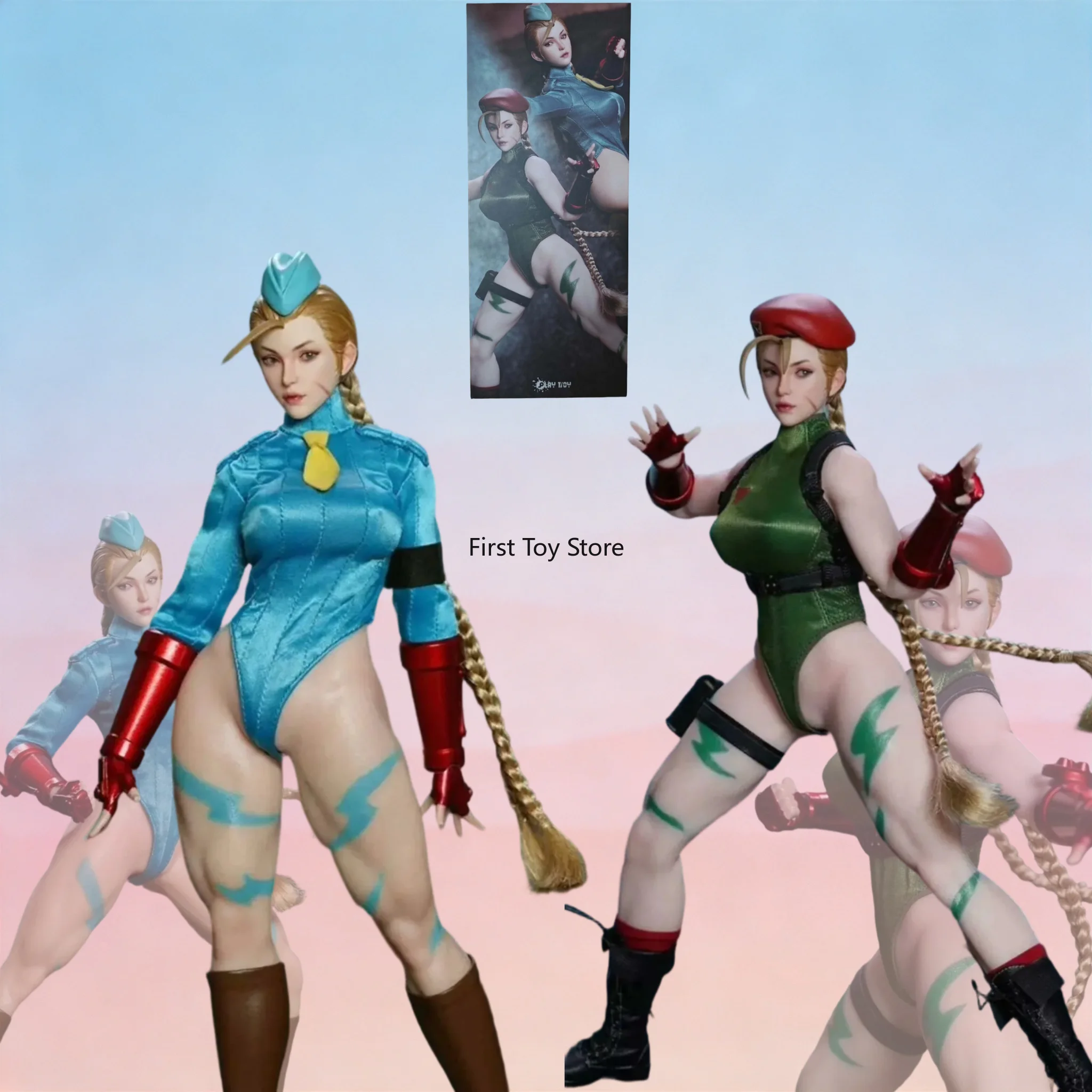 Figura de acción coleccionable PLAY TOY 1/6 Street Fighter Cammy, guerrera luchadora, P020, en stock, para regalo