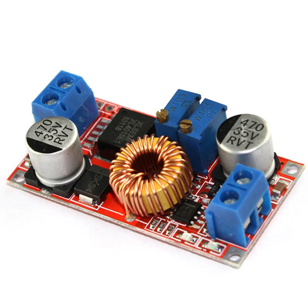 High Efficiency DC Converter Shutdown Function 0-5A 0.8-30VDC Adjustable Built In Thermal Current Limit Function