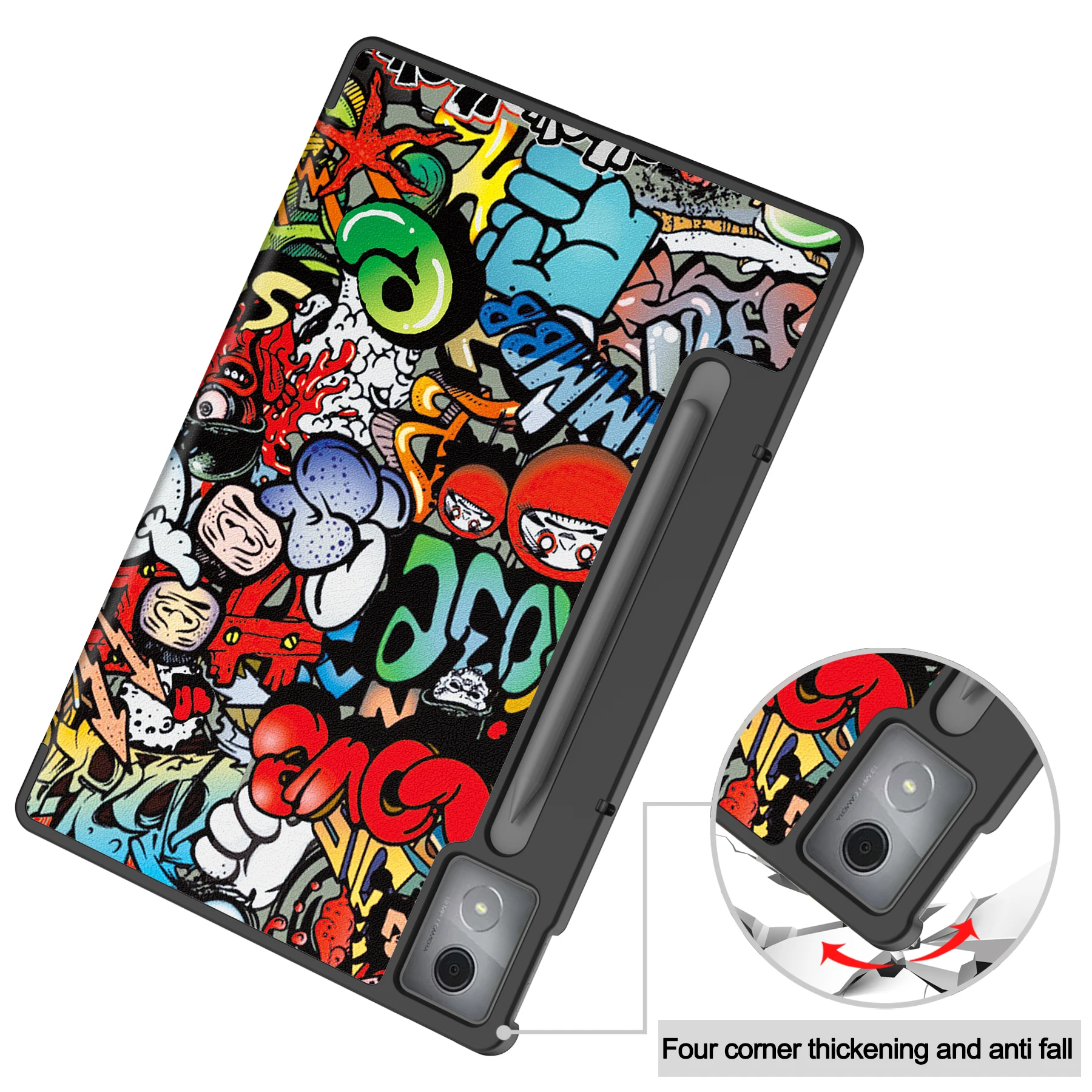 For Lenovo Xiaoxin Pad Pro 12 7 Inch 2025 Case Fashion Painted Magnetic Smart Tablet for Xiaoxin Pad Pro 2025 Case 12.7 Inch