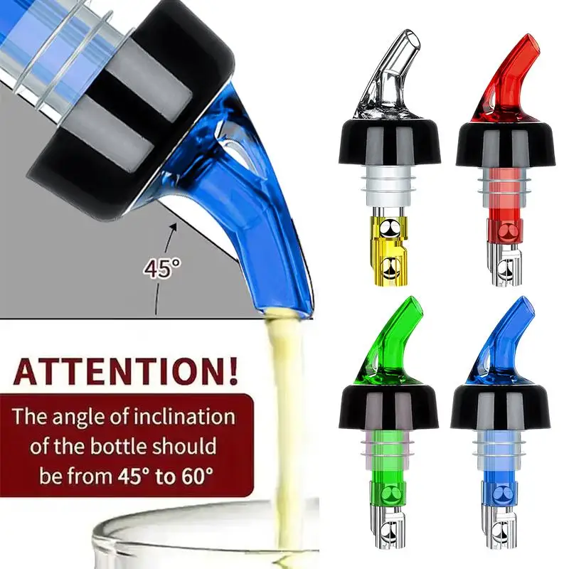 30ml 45ml Auto Measuring Wine Pourer Quick Spirit Dispenser Cocktail Liquid Measure Tool Home Bar Accessory