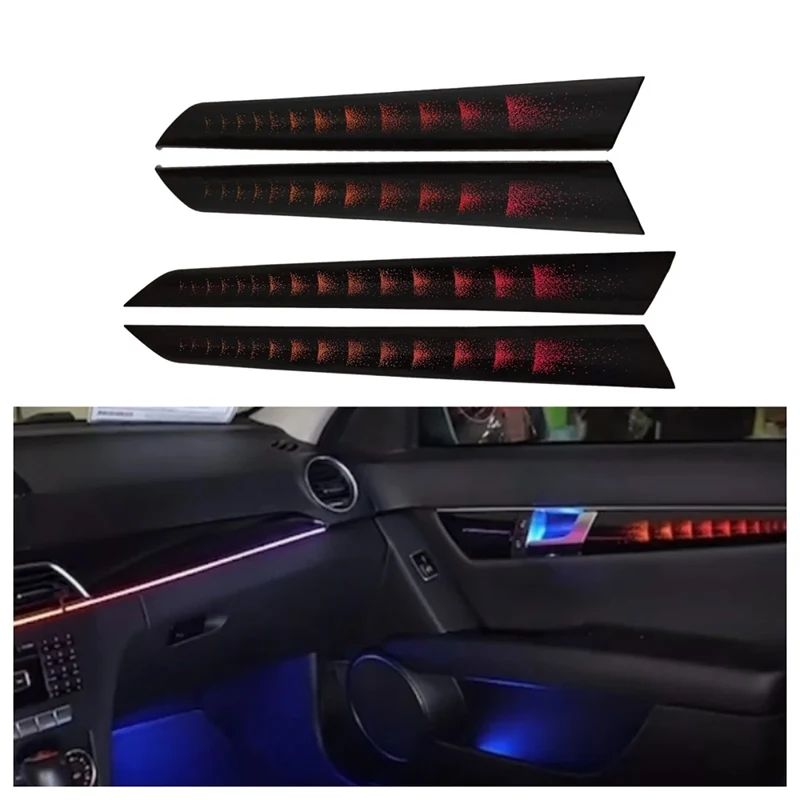 

Replacement Led Ambient Light Dynamic Shodow 18 in 1 Interior Decorative Lamp for Mercedes Benz C Class W204 2010-2014