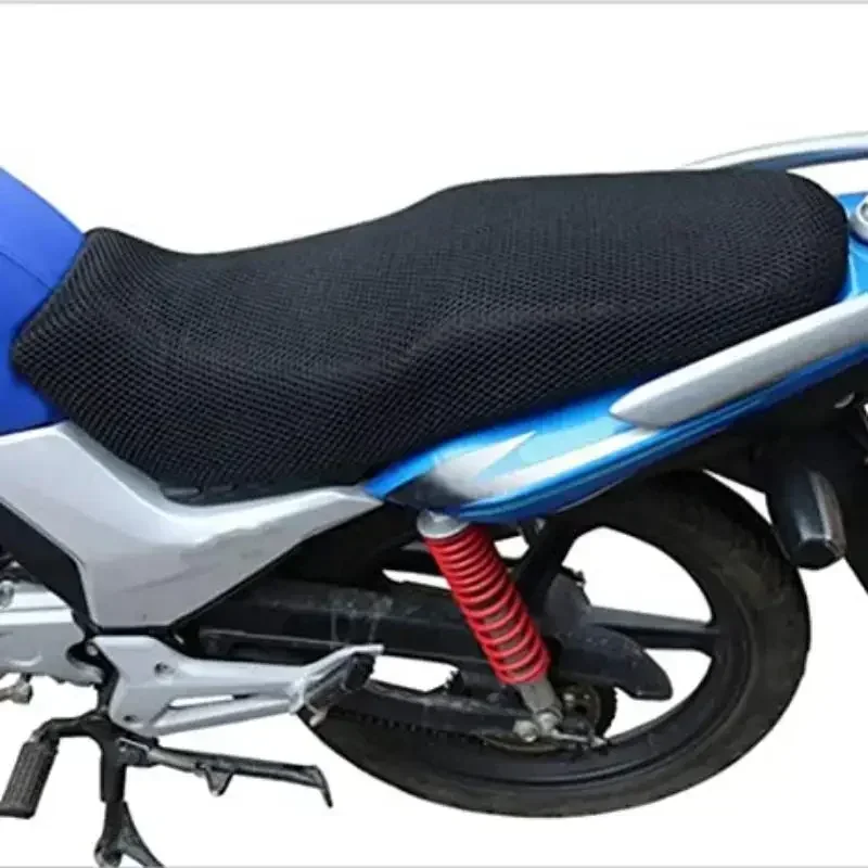 Fundas de asiento de motocicleta de cuero estirable Universal, impermeable, a prueba de polvo, a prueba de lluvia, Protector de asiento de cojín de