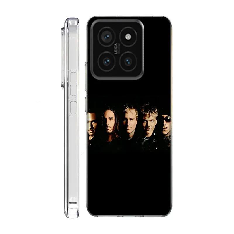 B-Backstreet Boys BSB Soft Clear Phone Case For Xiaomi Poco F6 F5 Pro F3 X5 X4 NFC F4 X3 GT M5 M5S M4 M3 Pro F2 F1 Cover Coque H