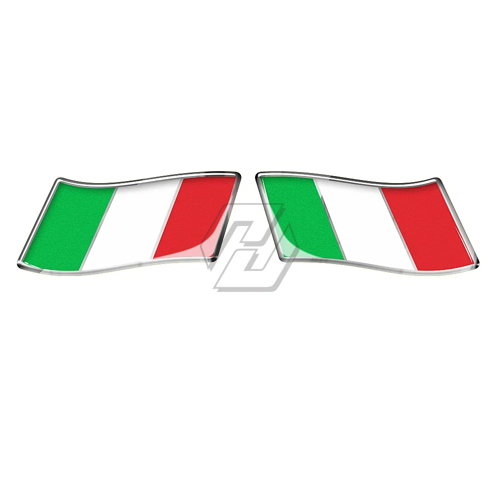 Universal 3D Italy Sticker Italia Decal Motorcycle Car MotorBike Italian Flag Stickers