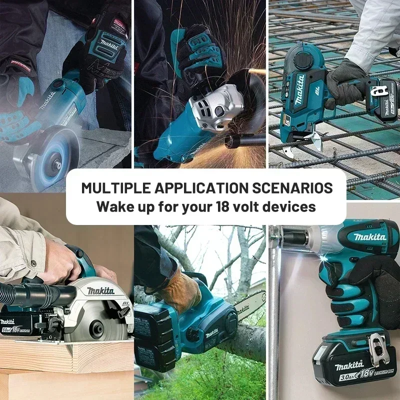 Новая оригинальная аккумуляторная батарея Makita 18 В 6,0 Ач, для Makita BL1830 BL1830B BL1840 BL1840B BL1850 BL1850B аккумулятор для электроинструментов