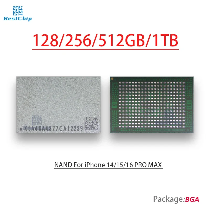 128G/256G 512GB 1TB 1T HDD Storage NAND Memory Flash chip For iPhone 14/15/16 PRO MAX 14pro max mini 256GB 128GB 512GB