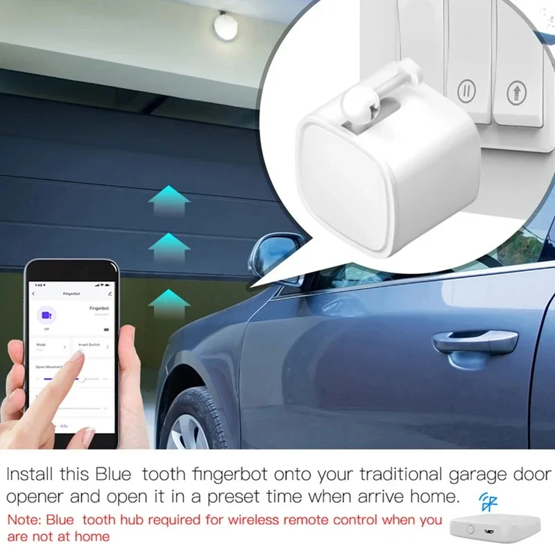Intelligent Switch Button Pusher – Wireless RF Remote Control & Touch Sensor, No Wiring, Easy Install For Home Appliances