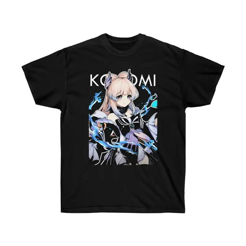 Kokomi Genshin Impact Shirt Sangonomiya Kokomi Fan-made Waifu Shirt Unisex Ultra Cotton Tee