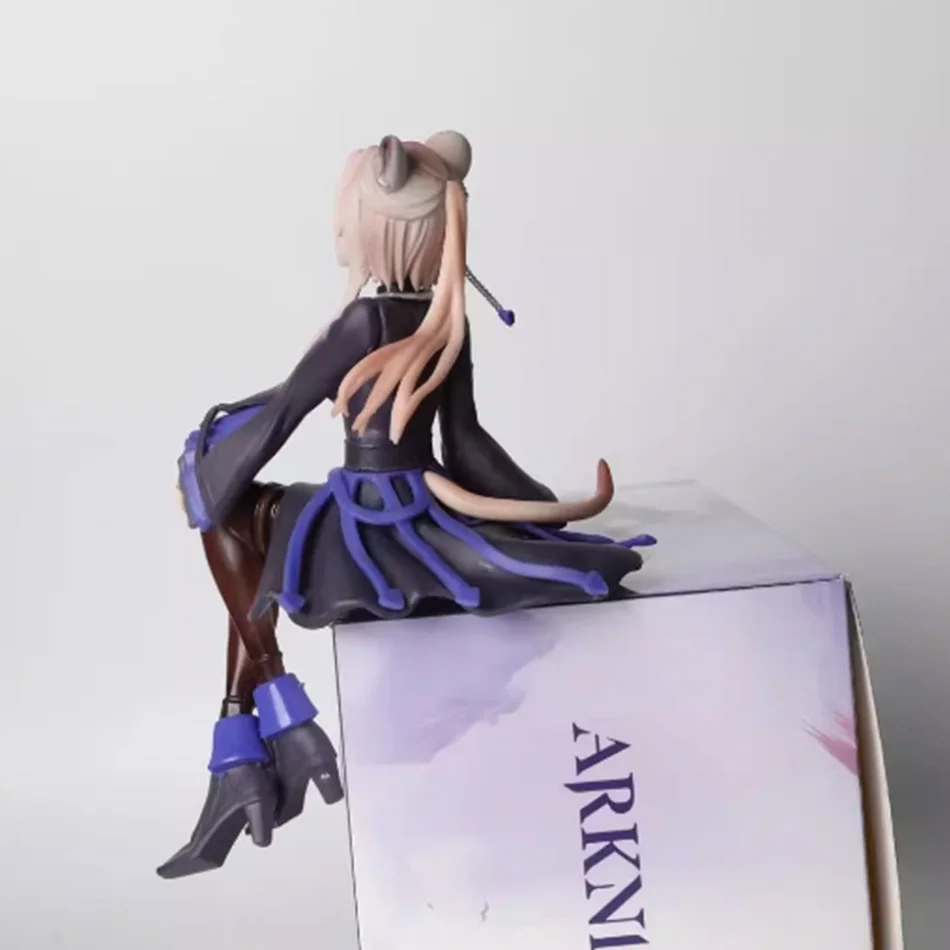 Bandai Original Arknights Lin Noodle Stopper Anime Action Figure PVC Modelo Brinquedo Colecionável