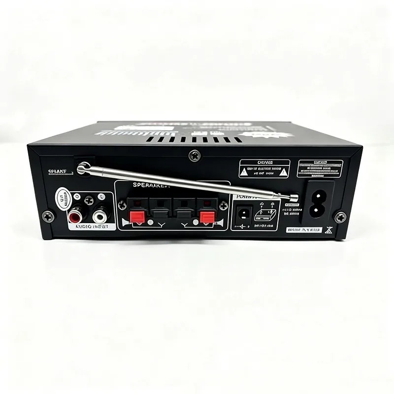 BT-198E Small Power Amplifier Speaker Bluetooth USB Radio Car Audio Amplifier Cross-Border Hot-Selling Model