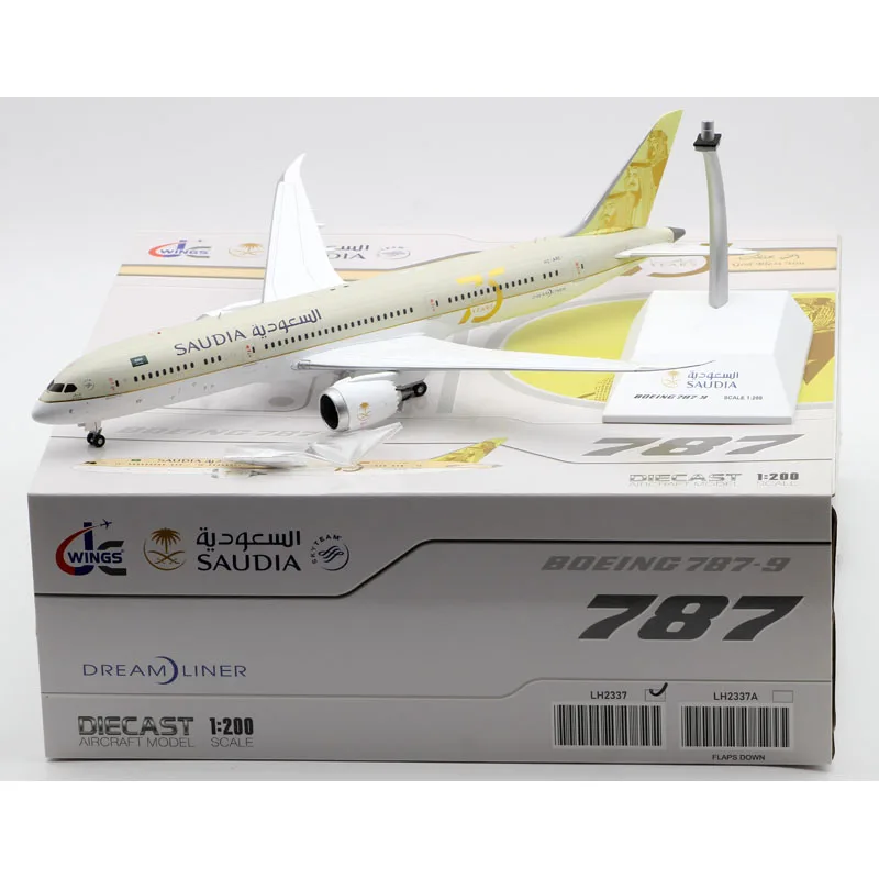 

LH2337 Alloy Collectible Plane JC Wings 1:200 Saudi Arabian Airlines "DreamLiner" Boeing B787-9 Diecast Aircraft Model HZ-ARE
