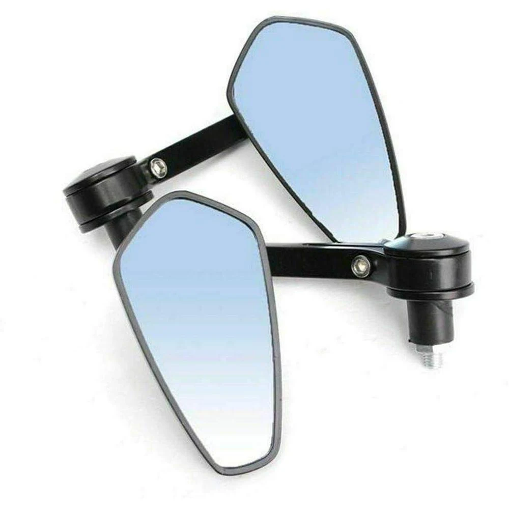 2 x Rearview Mirrors Universal fit for motorcycles, scooters, cruisers, and sports bikes with 22mm (7/8