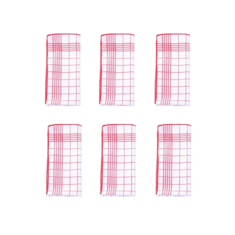 

Практичное большое клетчатое кухонное полотенце, прямоугольное быстросохнущее чайное полотенце, впитывающее мягкое полотенце для дома