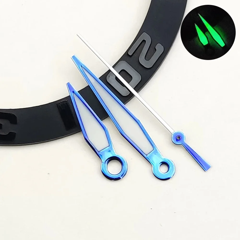 

Green Luminous Watch Hands for NH35/NH36/4R Movement Black/Blue Hands NH35 15mm-15mm-10mm NEW DIY