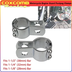 Highway Peg Bracket 28mm 32mm 38mm Engine Guard Foot Pegs Clamp Mount For Harley Sportster Honda Bar Footrest Support Clamps