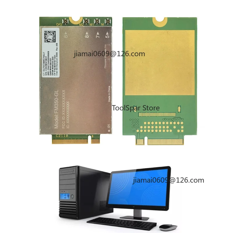 FM350-GL 5G LTE WCDMA WWAN Module FM101-GL Wireless Network Card Support Multi-band Cellular Communication