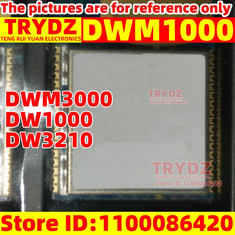 1pcs New DWM1000 broadband indoor positioning module UWB positioning module DW1000 chip QFN48