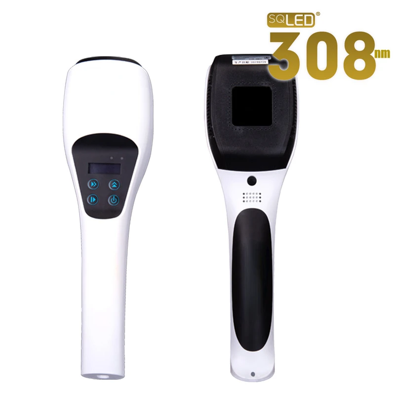 الجلد LED 308nm ضوء العلاج بالضوء للبهاق الصدفية الخاصة المحمولة والمحمولة