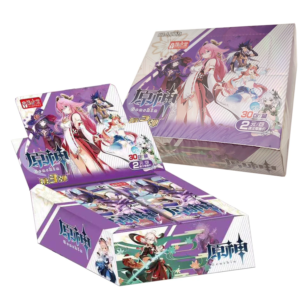 原神キャラクターコレクションカードプレイヤーのお気に入りのロールプレイングオープンワールドテーマゲーム高品質カード玩具周辺機器