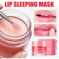 Berry Lip Sleeping Mask Moisturizing Nourish Repair Hydrated Fade Lip Lines Korean Cosmetic Night Maintenance Lip Balm Care MasK