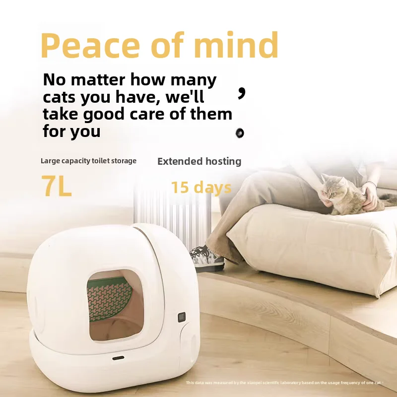 MAX2 Automatic Self-Cleaning Cat Litter Box Smart APP Control WiFi Remote Monitoring Odor Removal Safety Sensor Large Cat Toilet