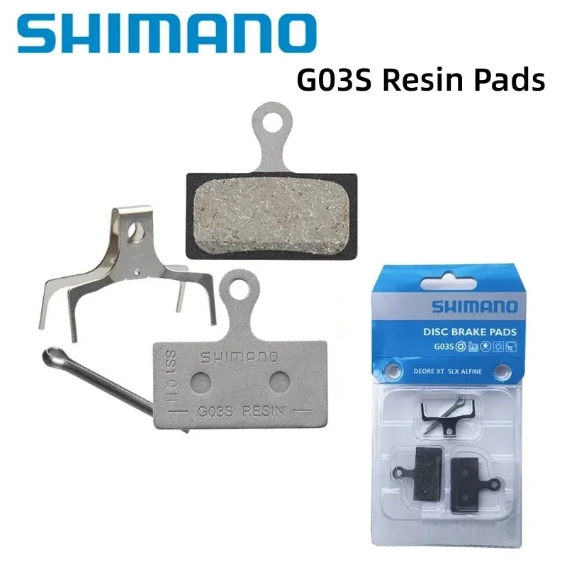 Shimano G03S Mountain Bike Resin Brake Pads for DEORE SLX XT M6000 M7000 M8000 M985 M785 M675 M615 M545 M535 Bicycle Brake Parts