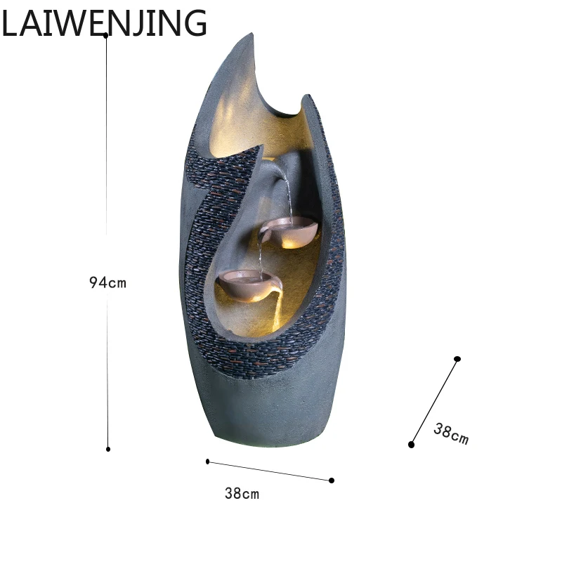 SGF flowing water makes money fountain ornament courtyard circulating water floor landscape decoration