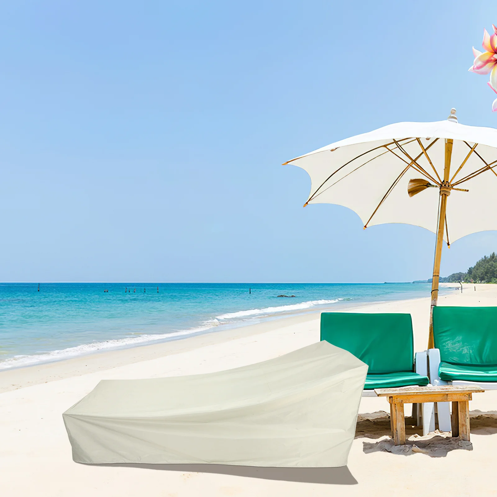 

Oxford Fabric Recliner Lounger Cover Waterproof Outdoor Patio Chair Protector Sun Lounger Covers Recliner Cover