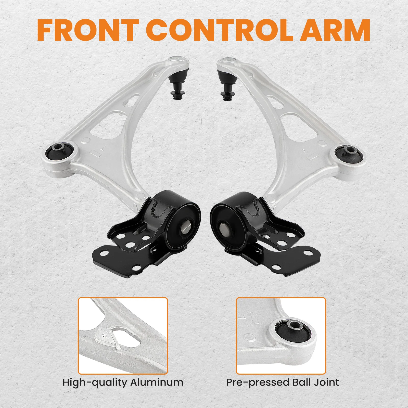 

2pcs Front Lower Control Arms for H onda Pilot Ridgeline Passport Acura MDX 2016-2021