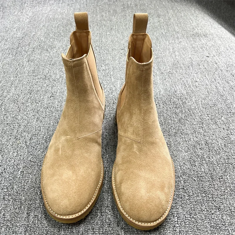 Usine faite à la main hommes image réelle hommes vache muscle semelle confortable ken ye bottes