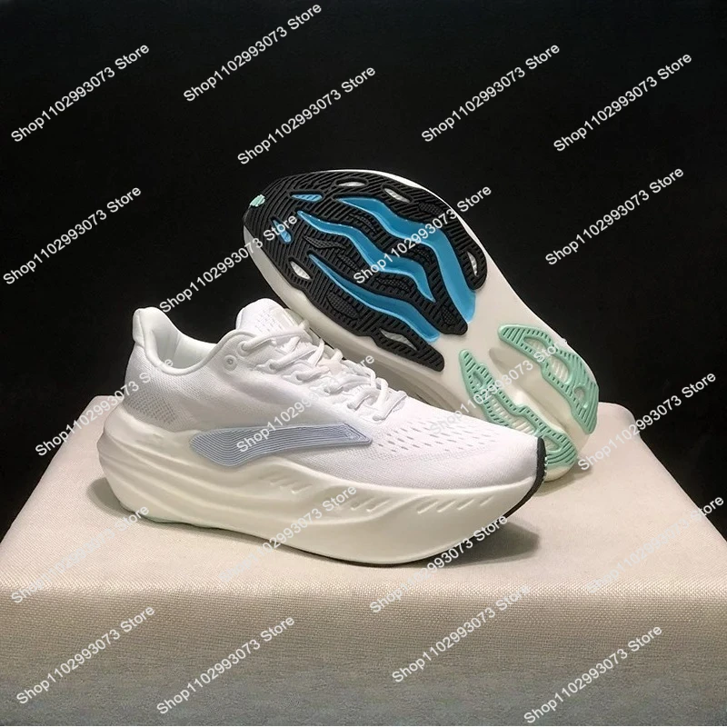 Heren Dames Glycerine Max hardloopschoenen Ademende mesh-atletische sneakers Gedempte dikke zool Casual trainers voor hardlopen op de weg