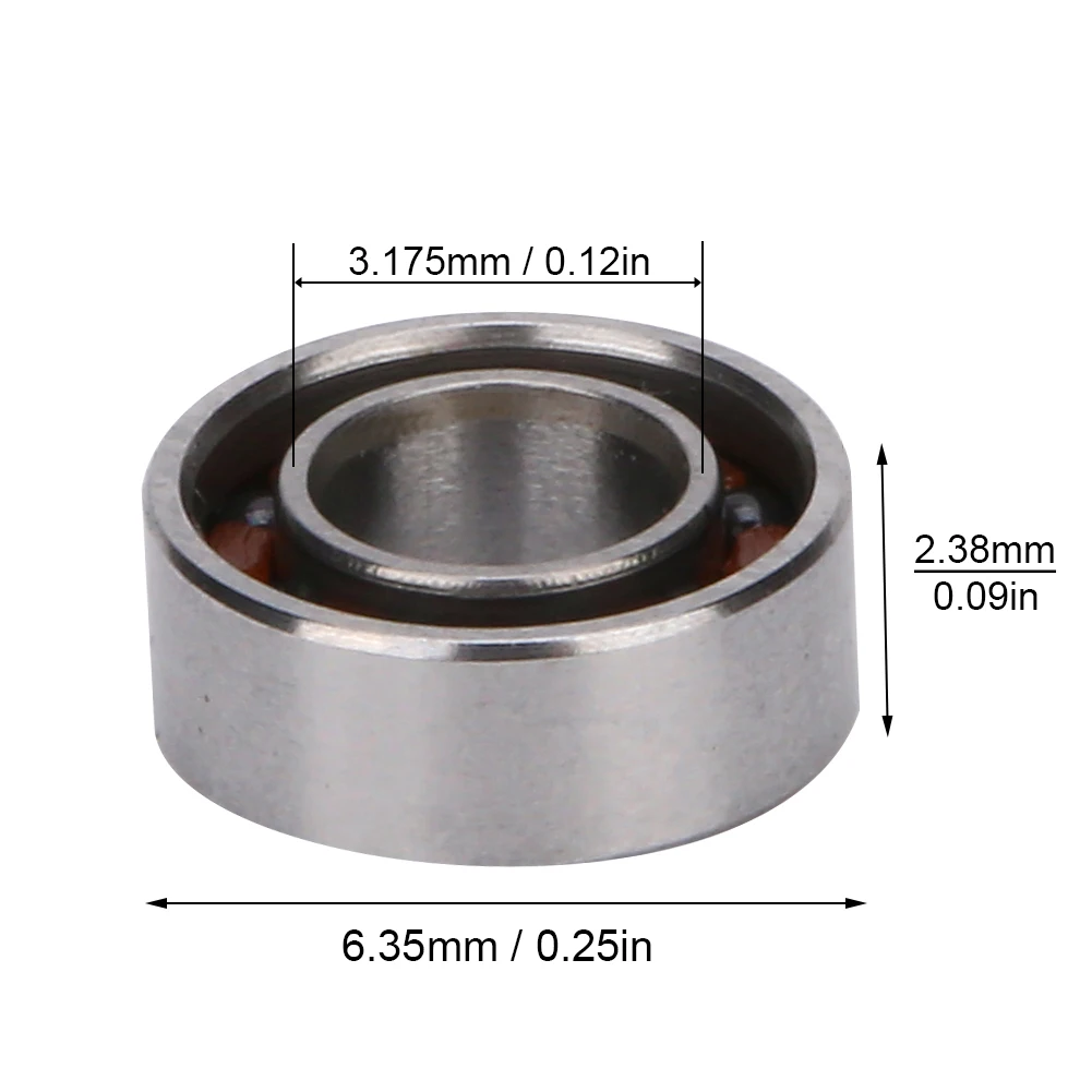 5Pcs Dentistry Lab Bearing For NSK High Speed Dental Handpiece SR144 Air Turbine Steel Ceramic Ball Torque Motor Bearings 2.38mm