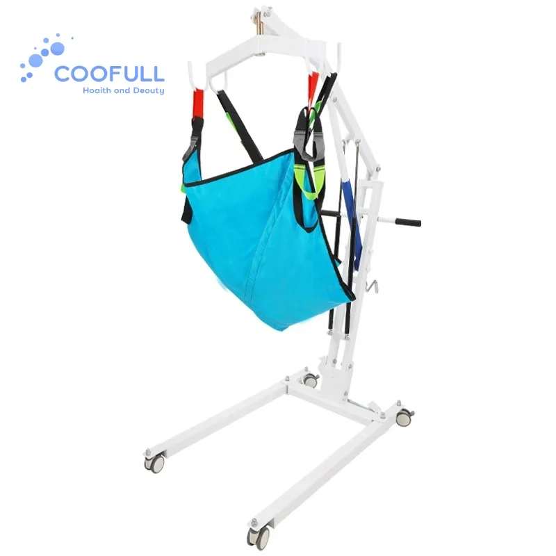 Coolfull Electric Displacement Machine with Standing Frame and Fall Prevention System and Training Aids for Hemiplegic Patients