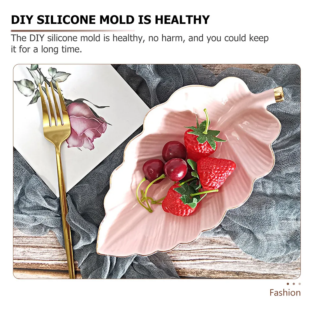 

Silicone Leaf Mold for DIY Crafts Reusable Jewelry Making Supplies Smooth Surface Long Lasting Wear Resistance