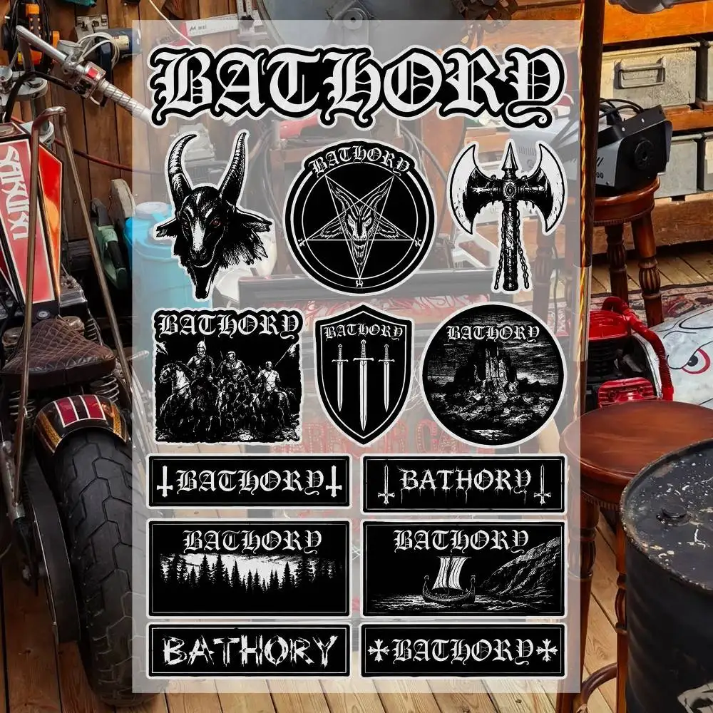 B-A-thory Aesthetic Graffiti Waterproof PVC Stickers for Car Motorcycle Skateboard Helmet Notebook