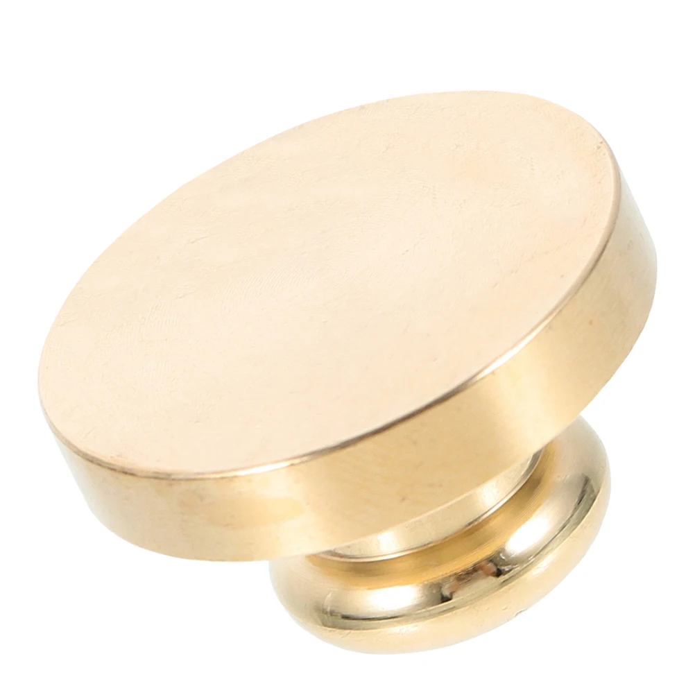 

Brass Blank Wax Seal Stamp Head Round Smooth Finish for Invitation Sealing Present Wrapping Retro Document Authentication Metal