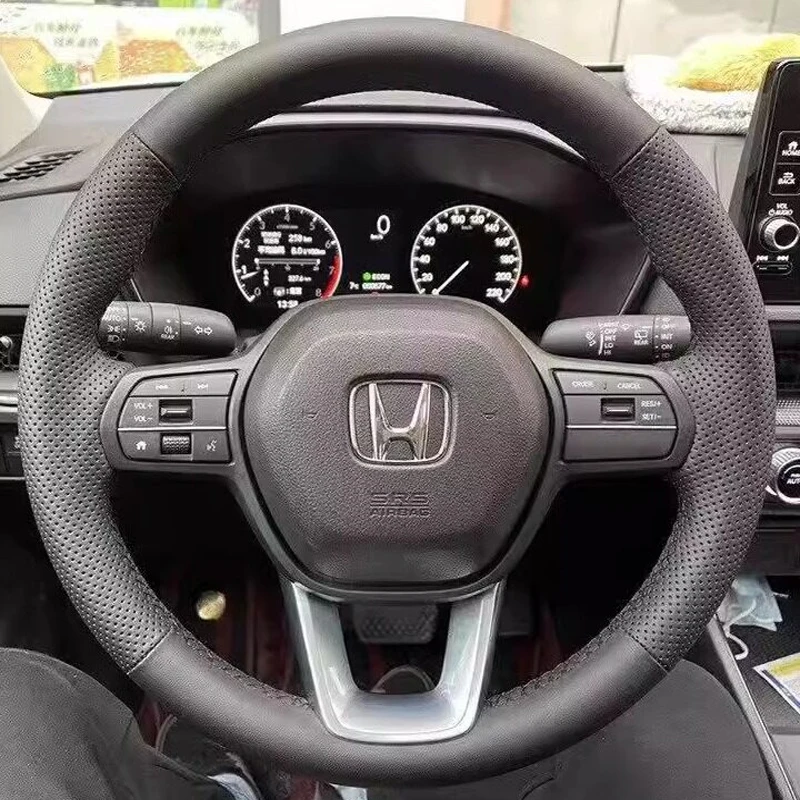 Customized Car Steering Wheel Braid Cover for Honda Civic 11 2020-2026 Accord CRV CR-V HRV ZRV 2023-2026 Breeze 2025 Pilot 2023