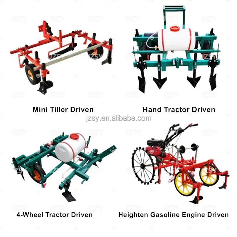 Hand Guided Tractor with Laminating Machine Film Plastic Mulching Machine