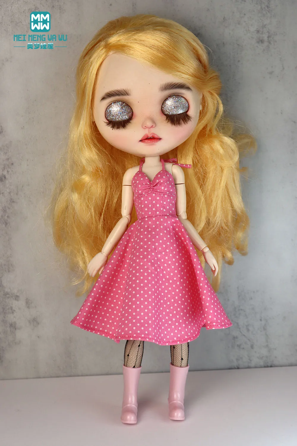 NEW 28-30cm Blyth Azone OB22 OB24 Doll Clothes Fashion Suspender Skirt Halter Dress