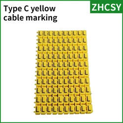 M0 M1 M2 M3 L N PE Wire Card Cable Marker Tag Label Network  For Cat5e Cat6 Type Multicolor Tidy Stuck Cord Sleeve 2-10mm