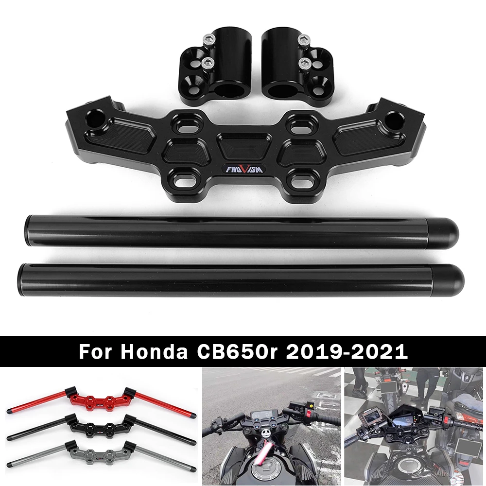 Motorcycle CB650R Clip on Adjustable Handlebars Handle Bar Clip-on For Honda CB650R CB 650R 650 R 2019 2020 2021 2022 2023