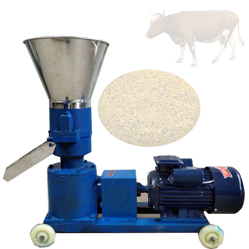 Pellet Mill Feed Food Pellet Making Machine Household Electric Chicken Dog Cat Duck Fish Animal Feed Granulator