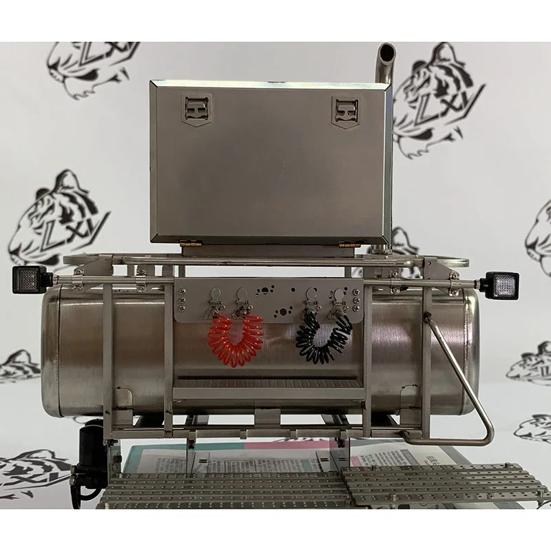 1:14スケール メタルシミュレーション メタルツールボックス 機器ラック タミヤRCトラック用 SCANIA 770S R620 VOLVO BENZ Arocs MAN TGX車用