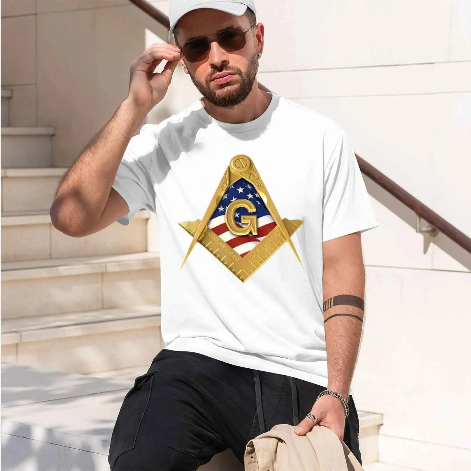Ma USA Ameran Flag Square Comp Freemason Hooded Women Men Sweatshirts Group Hoos Family Hoo Long Sve 2026 New Model Short-sleeve