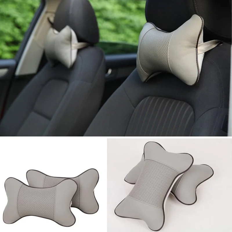 Car Headrest Neck Support Seat Soft Neck Pillow Breathable S-Class Design Universal Neck Protection Car Interior Accessories