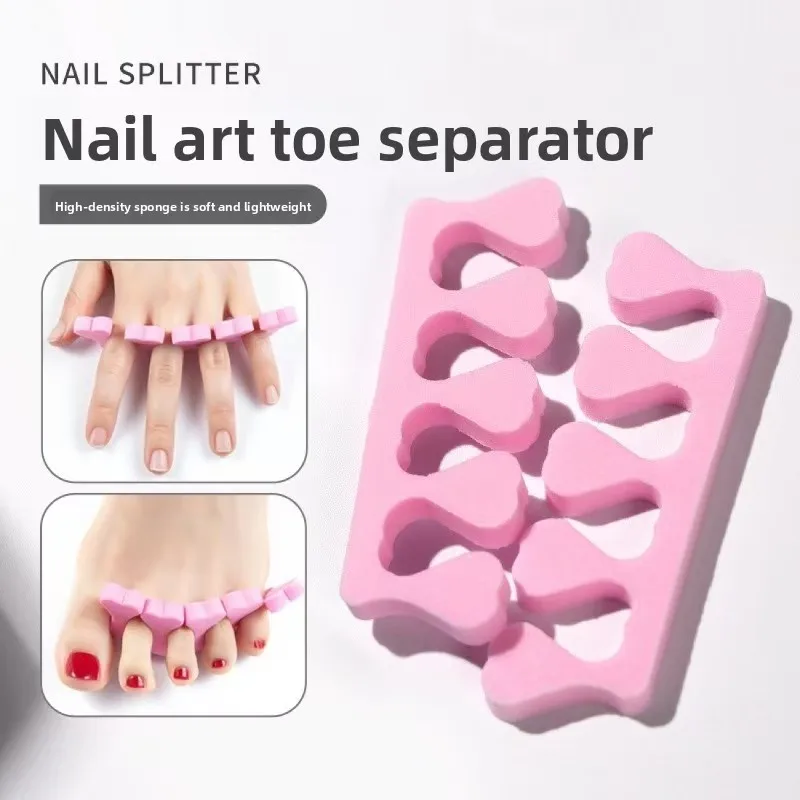 

20/50 шт. мягкие разделители для ногтей, губчатые поролоновые подушечки для УФ-гель-лака, маникюра и педикюра, инструменты для красоты дизайна ногтей