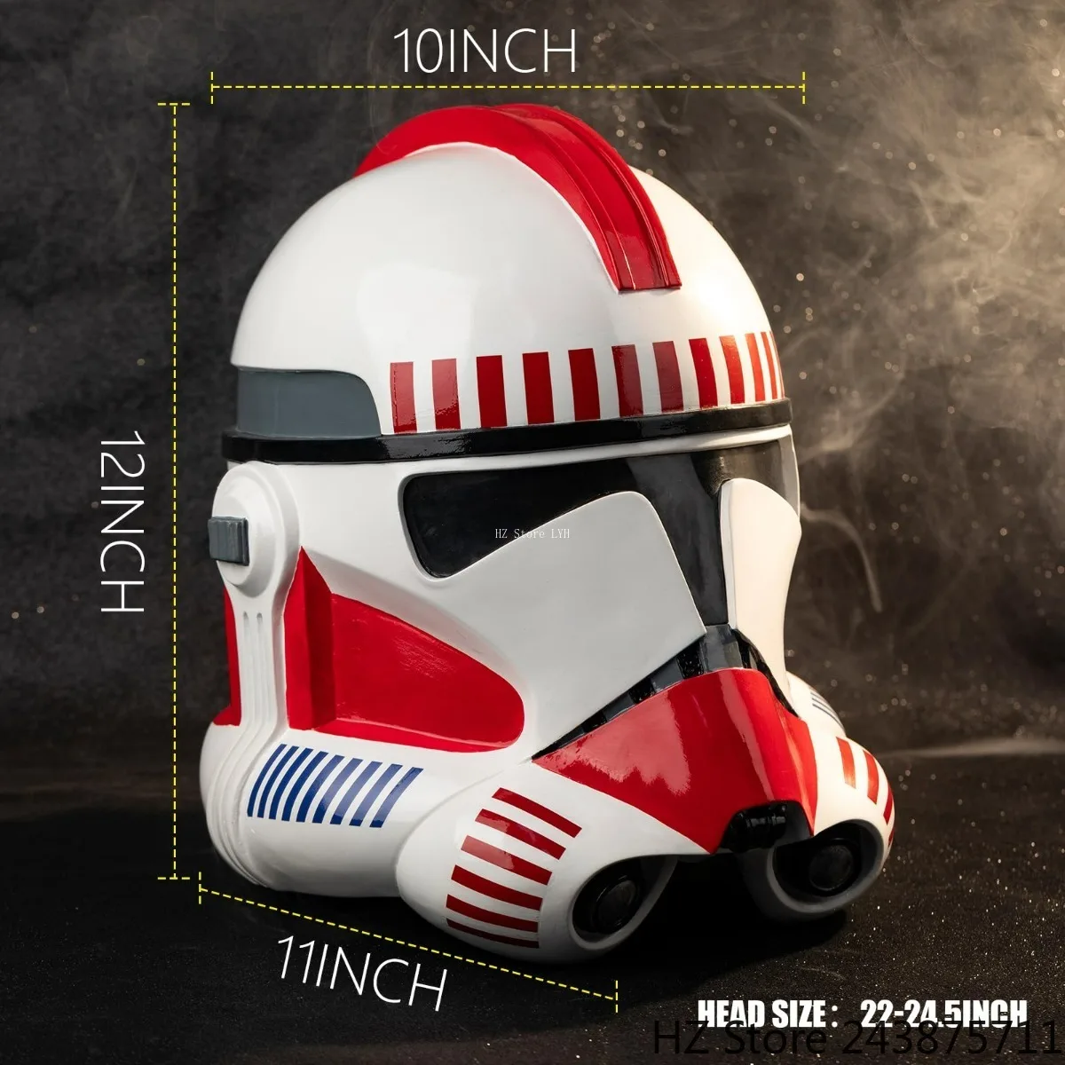 Star SW Imperial Shock Trooper Helmet Wars Halloween Cosplay Costume Deluxe Resin Red Mask for Men Women Prop Xmas Gift TK039-4 - view 3